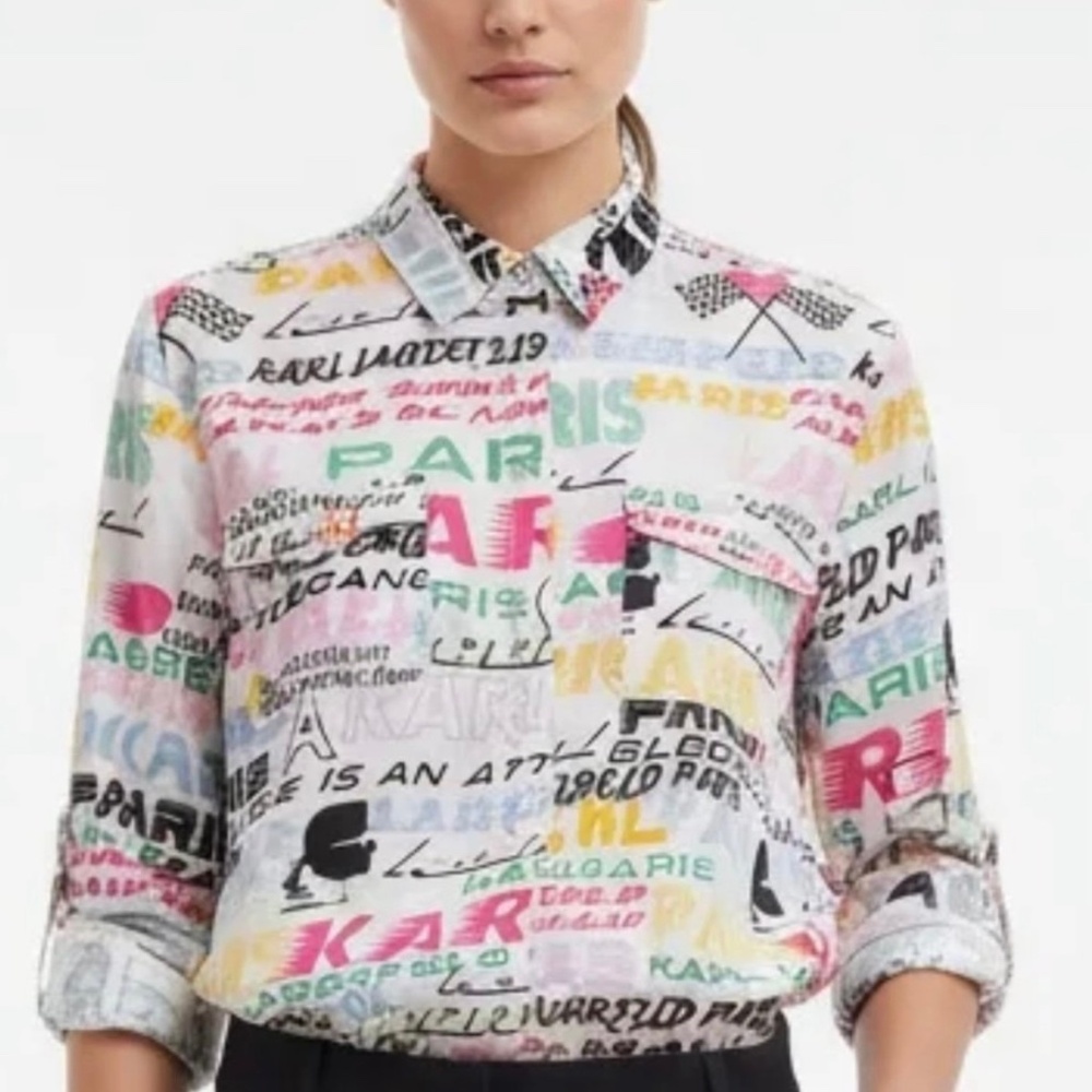 Karl Lagerfeld blouse - XL